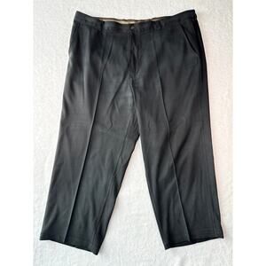 Tommy Bahama Mens Silk Trousers Size 42 Black Stretch Beach Pants